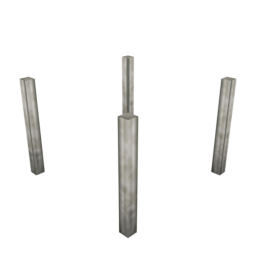 Roof Metal Poles